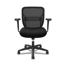 HON Gateway Mid-Back Task Chair, Supports Up to 250 lb, 17" to 22" Seat Height, Black