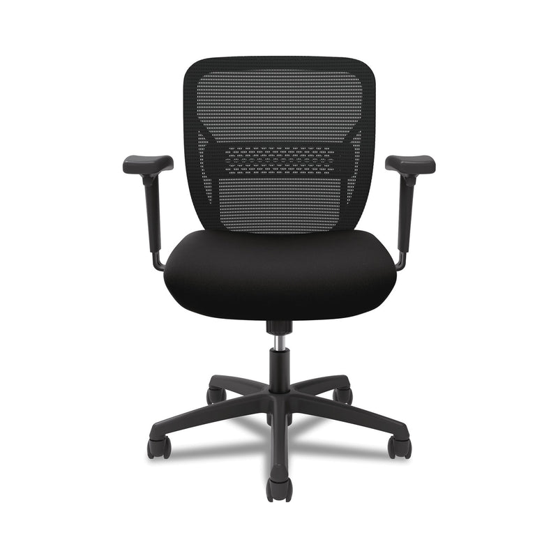 HON Gateway Mid-Back Task Chair, Supports Up to 250 lb, 17" to 22" Seat Height, Black