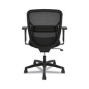 HON Gateway Mid-Back Task Chair, Supports Up to 250 lb, 17" to 22" Seat Height, Black