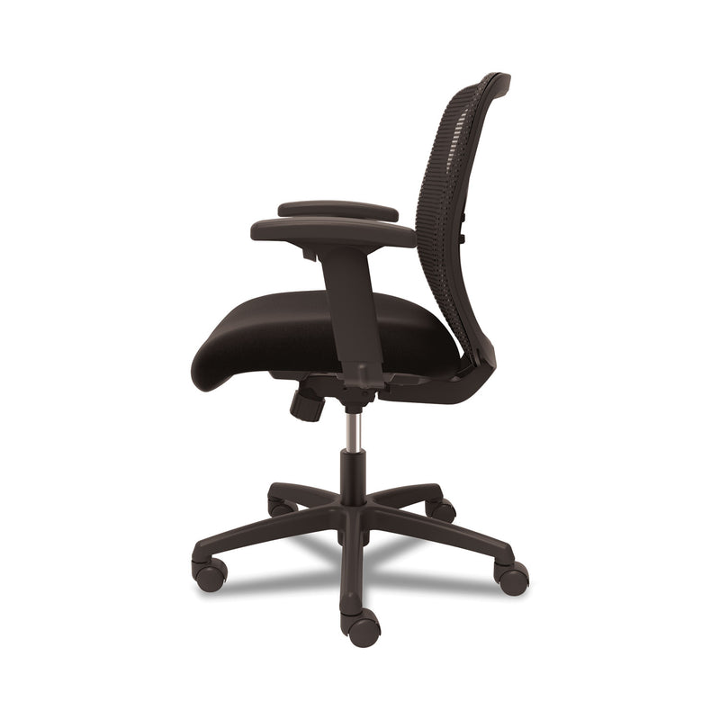 HON Gateway Mid-Back Task Chair, Supports Up to 250 lb, 17" to 22" Seat Height, Black