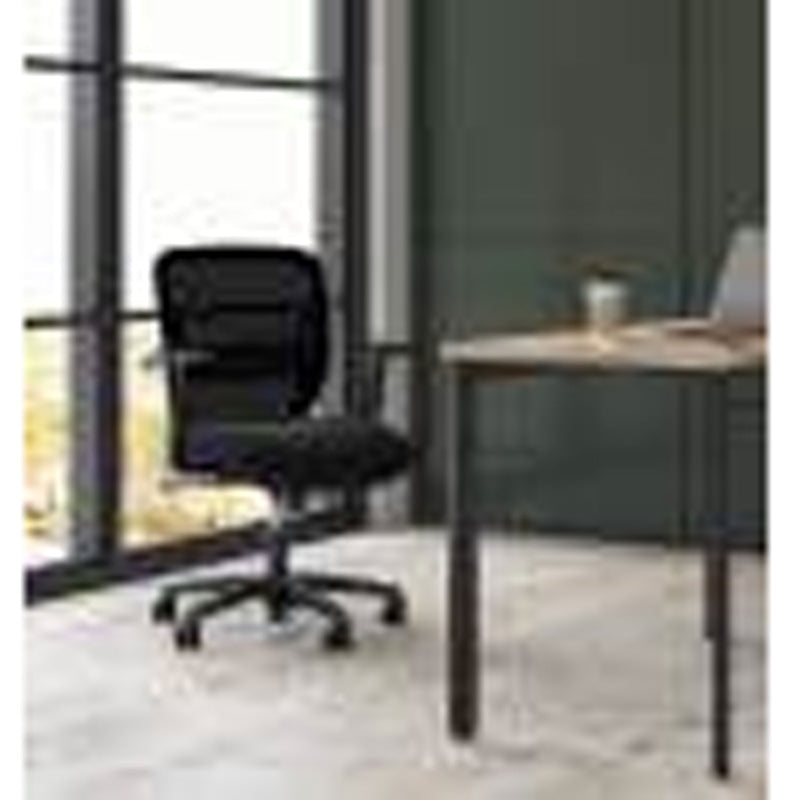 HON Gateway Mid-Back Task Chair, Supports Up to 250 lb, 17" to 22" Seat Height, Black