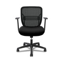 HON Gateway Mid-Back Task Chair, Supports Up to 250 lb, 17" to 22" Seat Height, Black