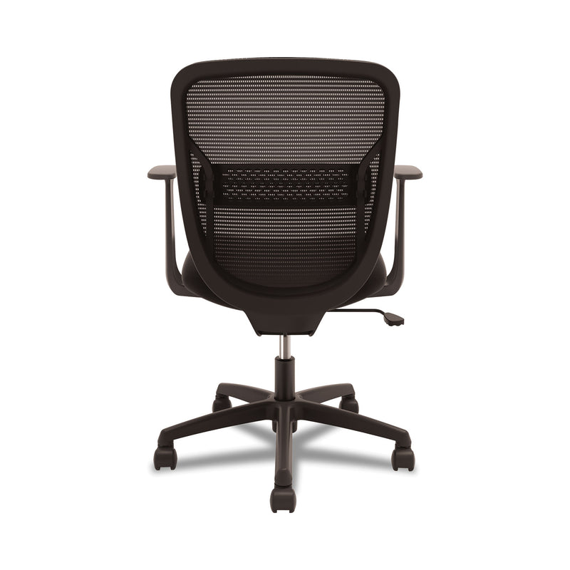 HON Gateway Mid-Back Task Chair, Supports Up to 250 lb, 17" to 22" Seat Height, Black