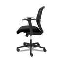 HON Gateway Mid-Back Task Chair, Supports Up to 250 lb, 17" to 22" Seat Height, Black