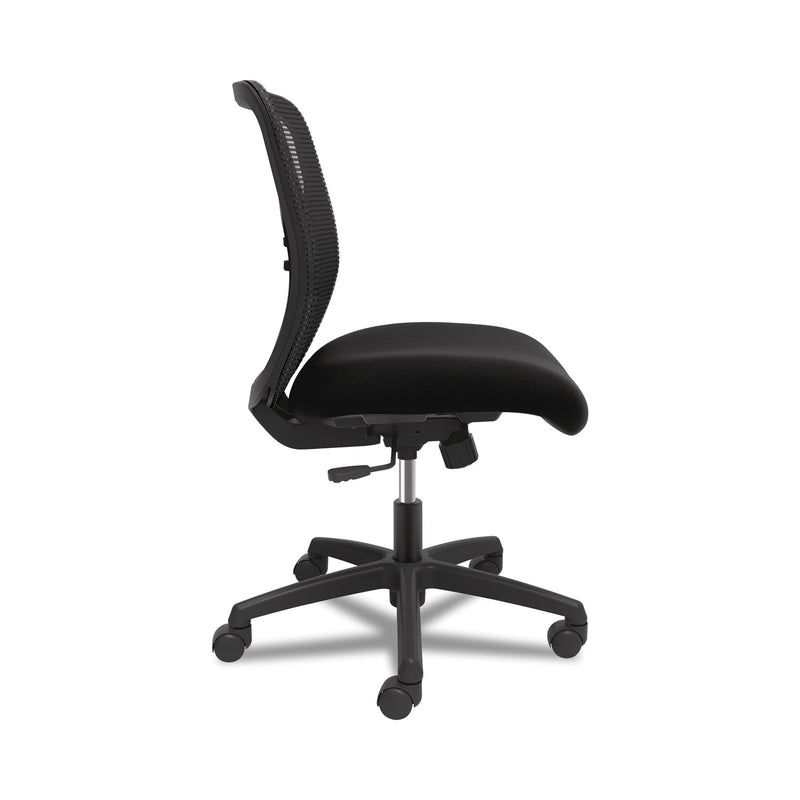 HON Gateway Mid-Back Task Chair, Supports Up to 250 lb, 17" to 22" Seat Height, Black