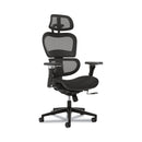 HON Neutralize High-Back Mesh Task Chair, Supports Up to 250 lb, 18.75" Seat Height, Black