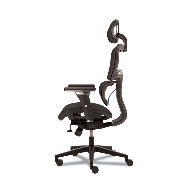 HON Neutralize High-Back Mesh Task Chair, Supports Up to 250 lb, 18.75" Seat Height, Black