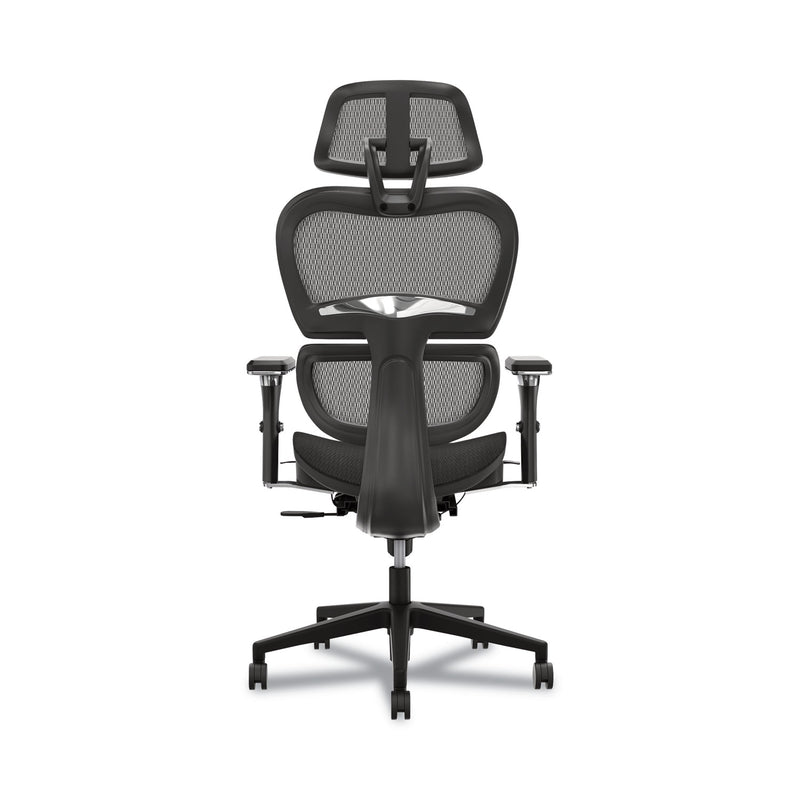 HON Neutralize High-Back Mesh Task Chair, Supports Up to 250 lb, 18.75" Seat Height, Black