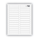 MACO Cover-All Opaque File Folder Labels, Inkjet/Laser Printers, 0.66 x 3.44, White, 30 Labels/Sheet, 50 Sheets/Box