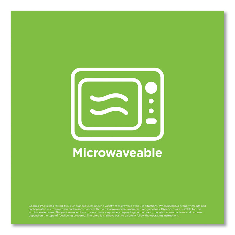 Dixie PerfecTouch Paper Hot Cups, 16 oz, Coffee Haze Design, 25 Sleeve, 20 Sleeves/Carton