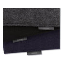 Smead Soft Touch Cloth Expanding Files, 2" Expansion, 1 Section, Snap Closure, Letter Size, Dark Blue