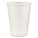 Dixie Paper Hot Cups, 12 oz, White, 50/Sleeve, 20 Sleeves/Carton