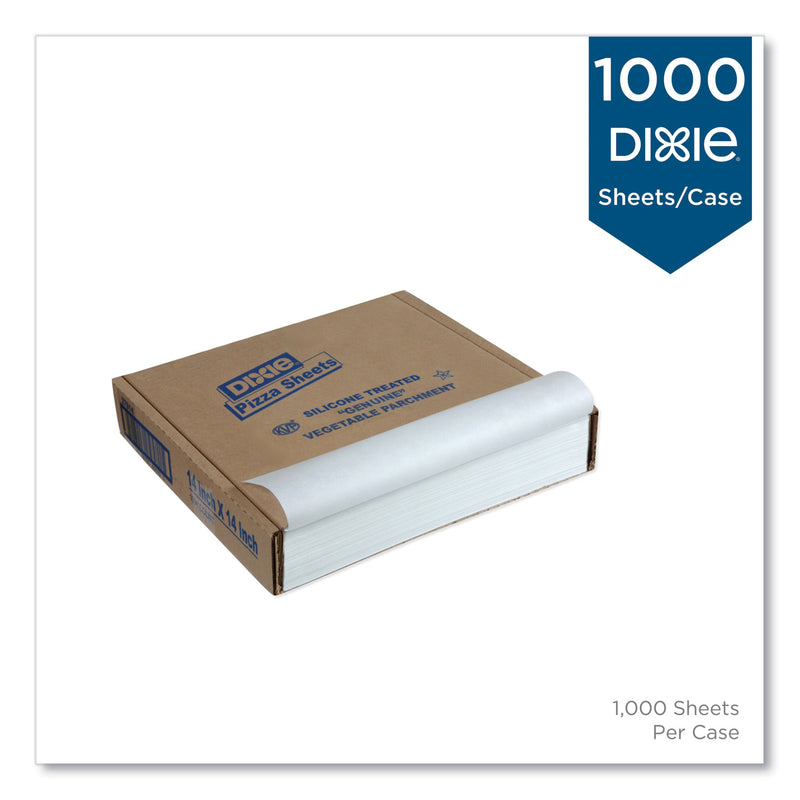 Dixie Yellow Label Parchment Pan Liner, 14 x 14, 1,000/Carton