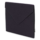 Smead Soft Touch Cloth Expanding Files, 2" Expansion, 1 Section, Snap Closure, Letter Size, Dark Blue