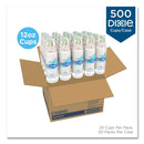 Dixie PerfecTouch Paper Hot Cups, 12 oz, Coffee Haze Design, 25 Sleeve, 20 Sleeves/Carton