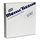 Dixie Menu Tissue Untreated Paper Sheets, 12 x 12, White, 1,000/Pack, 10 Packs/Carton