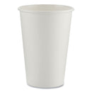 Dixie Paper Hot Cups, 16 oz, White, 50/Sleeve, 20 Sleeves/Carton