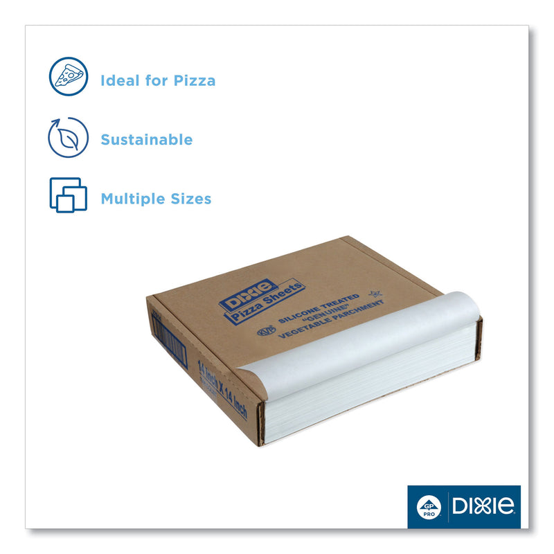 Dixie Yellow Label Parchment Pan Liner, 14 x 14, 1,000/Carton