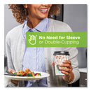 Dixie PerfecTouch Paper Hot Cups, 12 oz, Coffee Haze Design, 50/Pack