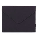 Smead Soft Touch Cloth Expanding Files, 2" Expansion, 1 Section, Snap Closure, Letter Size, Dark Blue