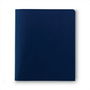 Smead Two-Pocket Folder, Textured Paper, 100-Sheet Capacity, 11 x 8.5, Dark Blue, 25/Box