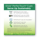 Dixie PerfecTouch Hot/Cold Cups, 12 oz, White, 50/Bag, 20 Bags/Carton