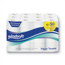 Windsoft Premium Kitchen Roll Towels, 2-Ply, 11 x 6, White, 110/Roll, 12 Rolls/Carton
