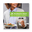 Dixie PerfecTouch Hot/Cold Cups, 12 oz, White, 50/Bag, 20 Bags/Carton