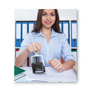 COSCO 2000PLUS Model S 360 Two-Color Message Dater, 1.75 x 1, "Faxed," Self-Inking, Blue/Red