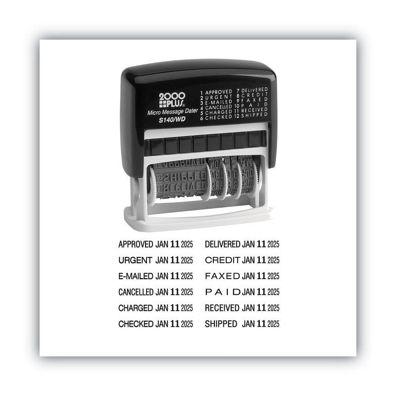 COSCO 2000PLUS Micro Message Dater, Self-Inking