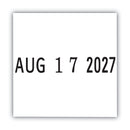 COSCO 2000PLUS ES Dater, Date Only, 0.16 x 0.94, Black