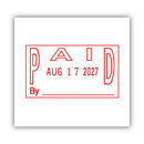 COSCO 2000PLUS ES Dater, PAID + Date, 1 x 1.81, Red
