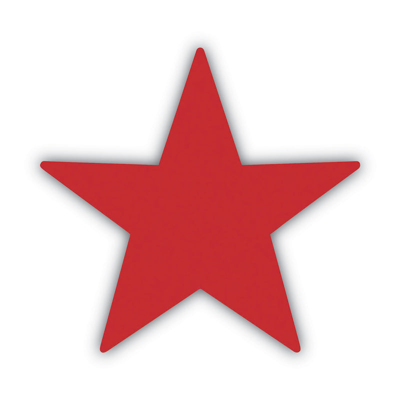 ACCUSTAMP Pre-Inked Round Stamp with Microban, Star, 0.63" dia, Red