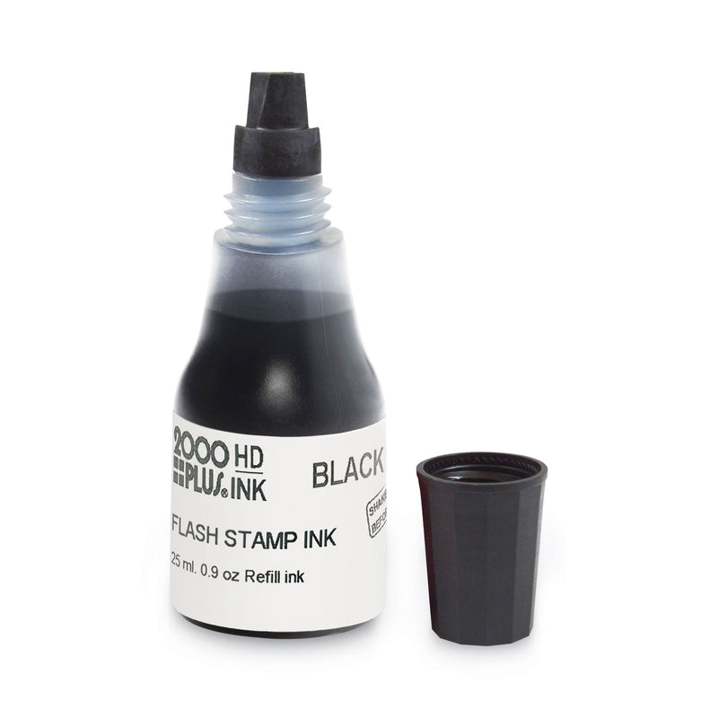 COSCO 2000PLUS Pre-Ink High Definition Refill Ink, 0.9 oz. Bottle, Black