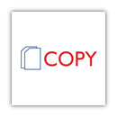 ACCUSTAMP2 Pre-Inked Shutter Stamp, Red/Blue, COPY, 1.63 x 0.5
