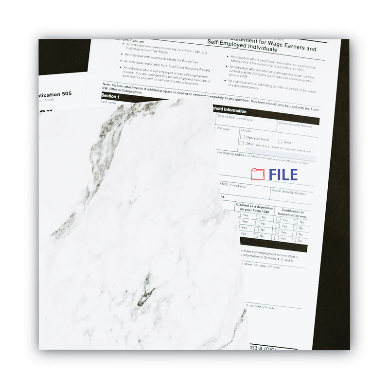 ACCUSTAMP2 Pre-Inked Shutter Stamp, Red/Blue, FILE, 1.63 x 0.5