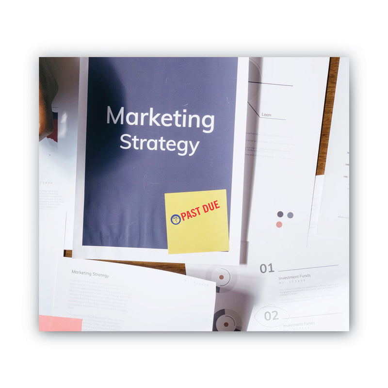 ACCUSTAMP2 Pre-Inked Shutter Stamp, Red/Blue, PAST DUE, 1.63 x 0.5