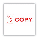 ACCUSTAMP2 Pre-Inked Shutter Stamp, Red, COPY, 1.63 x 0.5