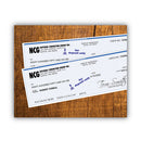 ACCUSTAMP2 Pre-Inked Shutter Stamp, Blue, FOR DEPOSIT ONLY, 1.63 x 0.5