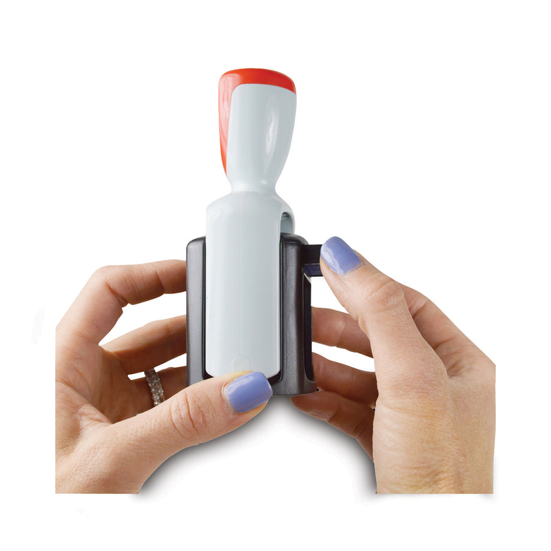 COSCO Replacement Ink Pad for 2000 PLUS Two-Color Word Daters, Blue/Red