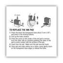 COSCO 2000PLUS Replacement Ink Pad for 2000PLUS 1SI30PGL, 1.94" x 0.25", Red