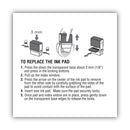 COSCO 2000PLUS Replacement Ink Pad for 2000PLUS 1SI60P, 3.13" x 0.25", Black