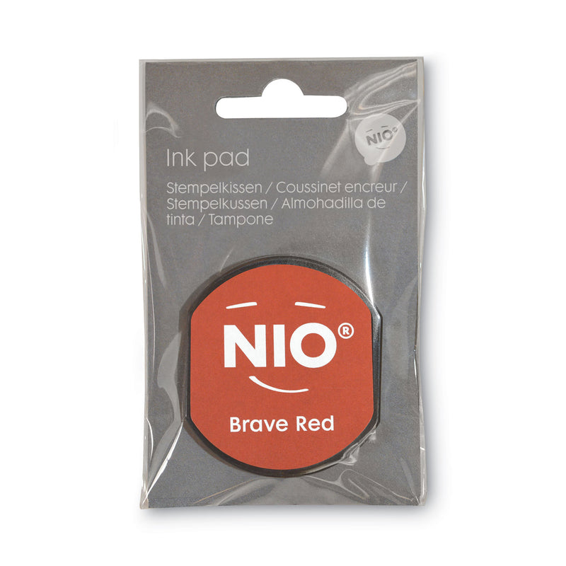 NIO Ink Pad for NIO Stamp with Voucher, 2.75" x 2.75", Brave Red