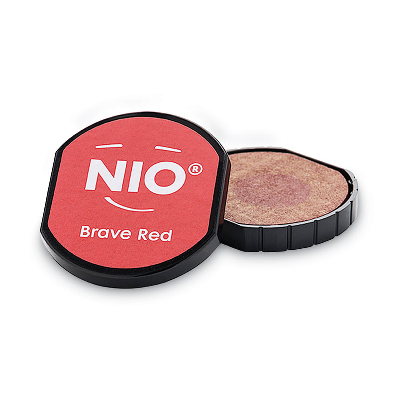 NIO Ink Pad for NIO Stamp with Voucher, 2.75" x 2.75", Brave Red