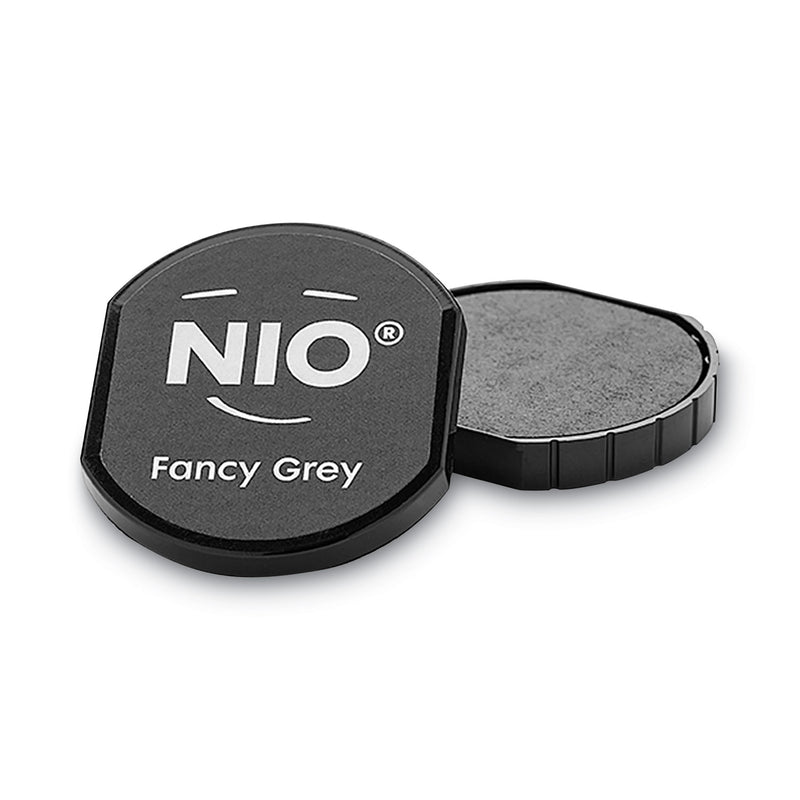 NIO Ink Pad for NIO Stamp with Voucher, 2.75" x 2.75", Fancy Gray
