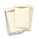 Smead Stackable Folder Dividers with Fasteners, 1/5-Cut End Tab, Legal Size, Manila, 50/Pack