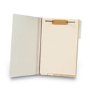 Smead Stackable Folder Dividers with Fasteners, 1/5-Cut End Tab, Legal Size, Manila, 50/Pack