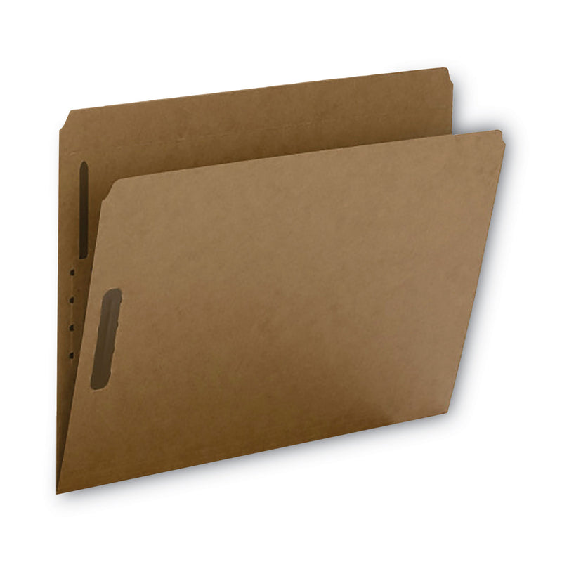 Smead Kraft Fastener Folders, 2 Fasteners, Letter Size, Kraft Exterior, 50/Box