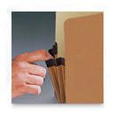 Smead Redrope Drop Front File Pockets, 1.75" Expansion, Letter Size, Redrope, 50/Box