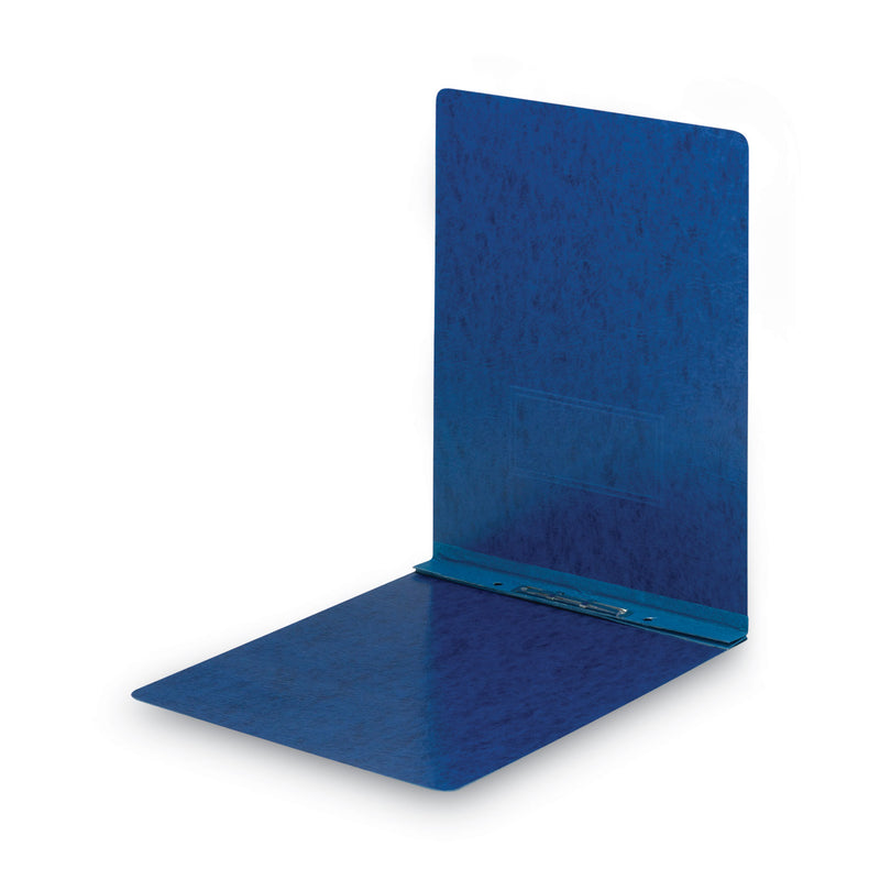 Smead Prong Fastener  Premium Pressboard Report Cover, Two-Prong Fastener: 2" Capacity, 8.5 x 11, Dark Blue/Dark Blue